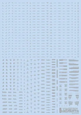 1/100 RB01 Caution Decal One Color Light Gray(1pc)