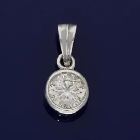 18ct White Gold 0.50ct Diamond Pendant