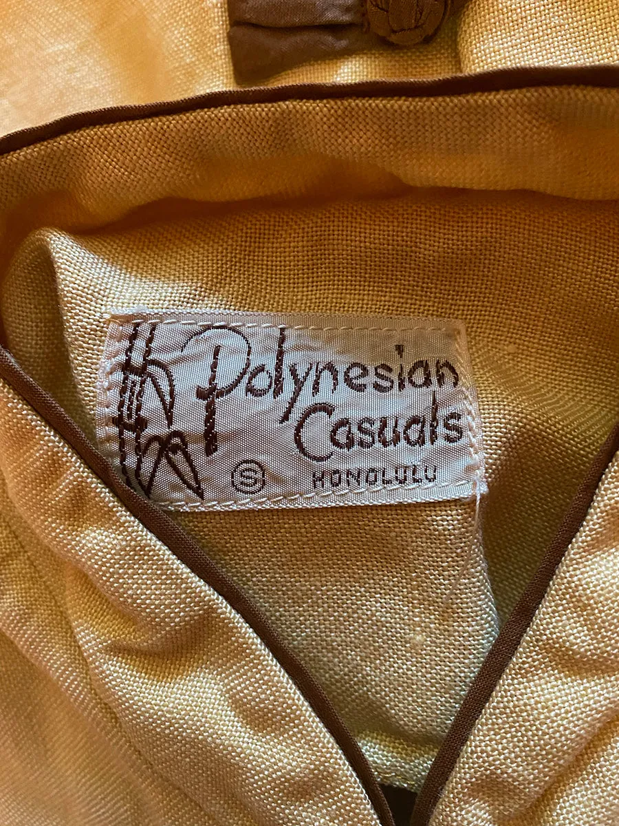 1960's Hawaiian Tiki Pocket Robe