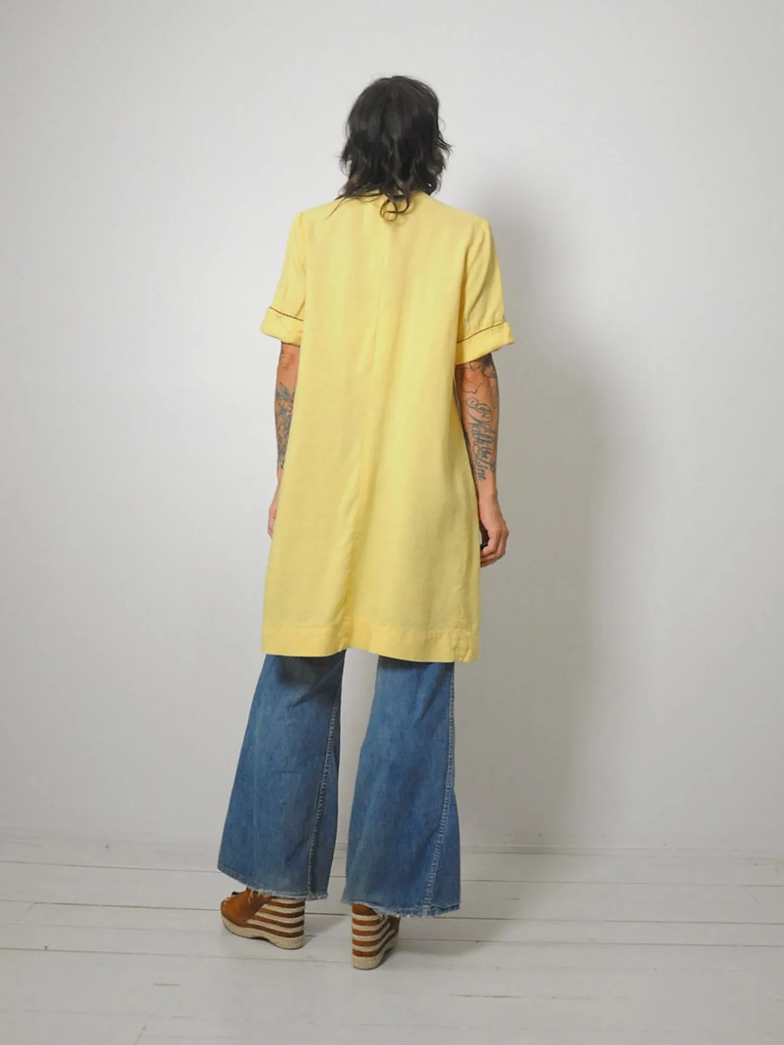 1960's Hawaiian Tiki Pocket Robe