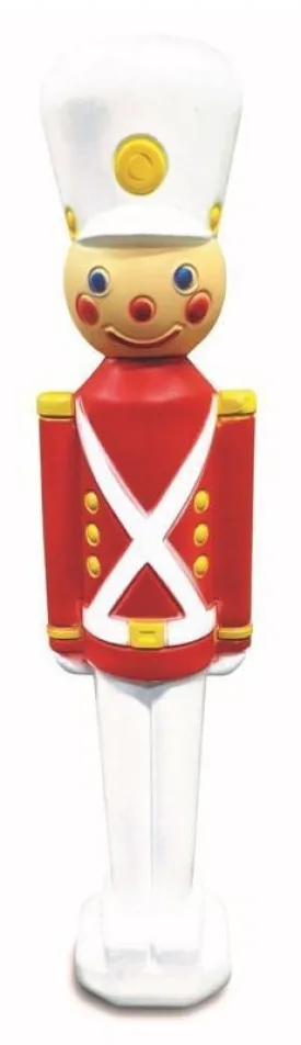 31" Toy Soldier Blow Mold Christmas Decoration