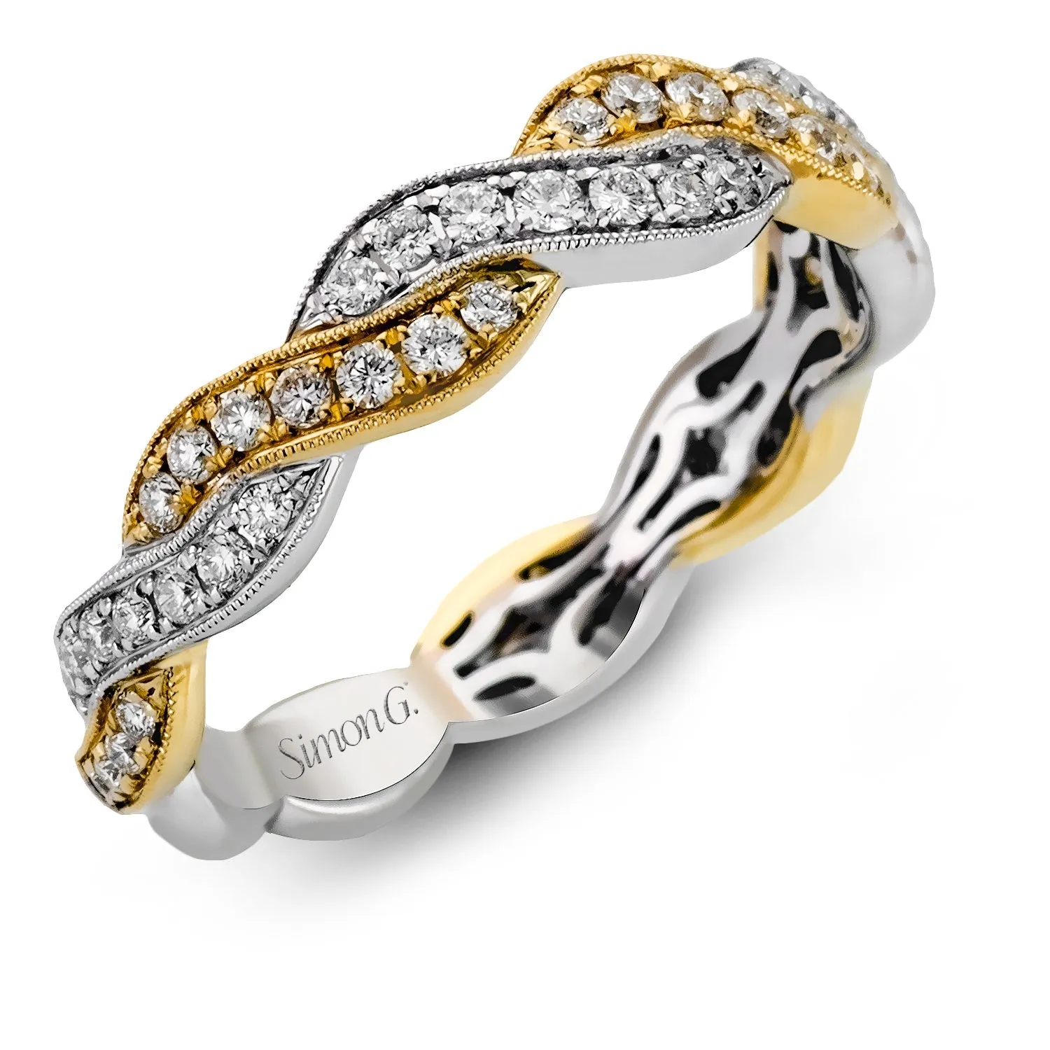 Anniversary Ring In 18k Gold With Diamonds