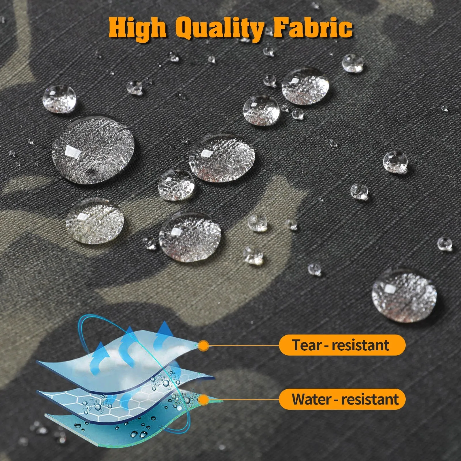 Archon IX8 Outdoor Waterproof Tactical Pants Dark Camo