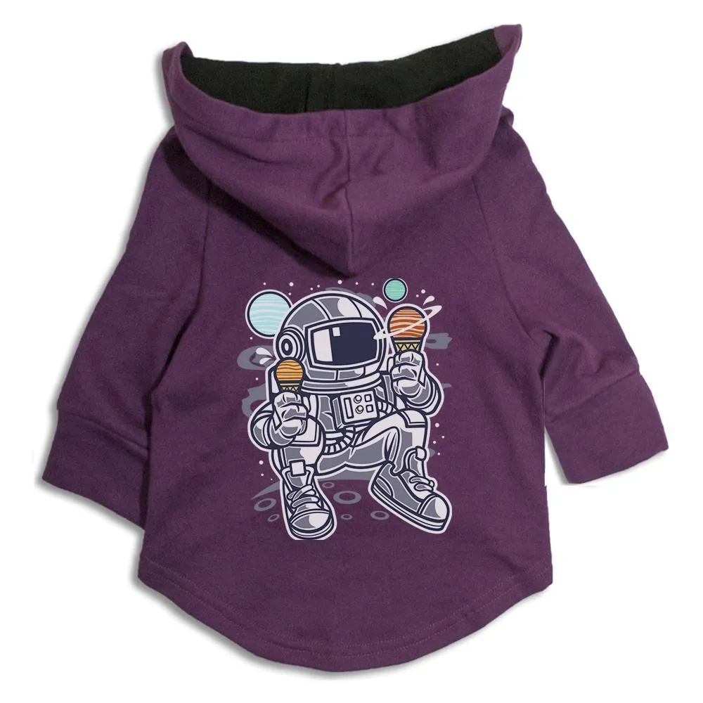 Astronaut Ice Cream Dog Hoodie Jacket