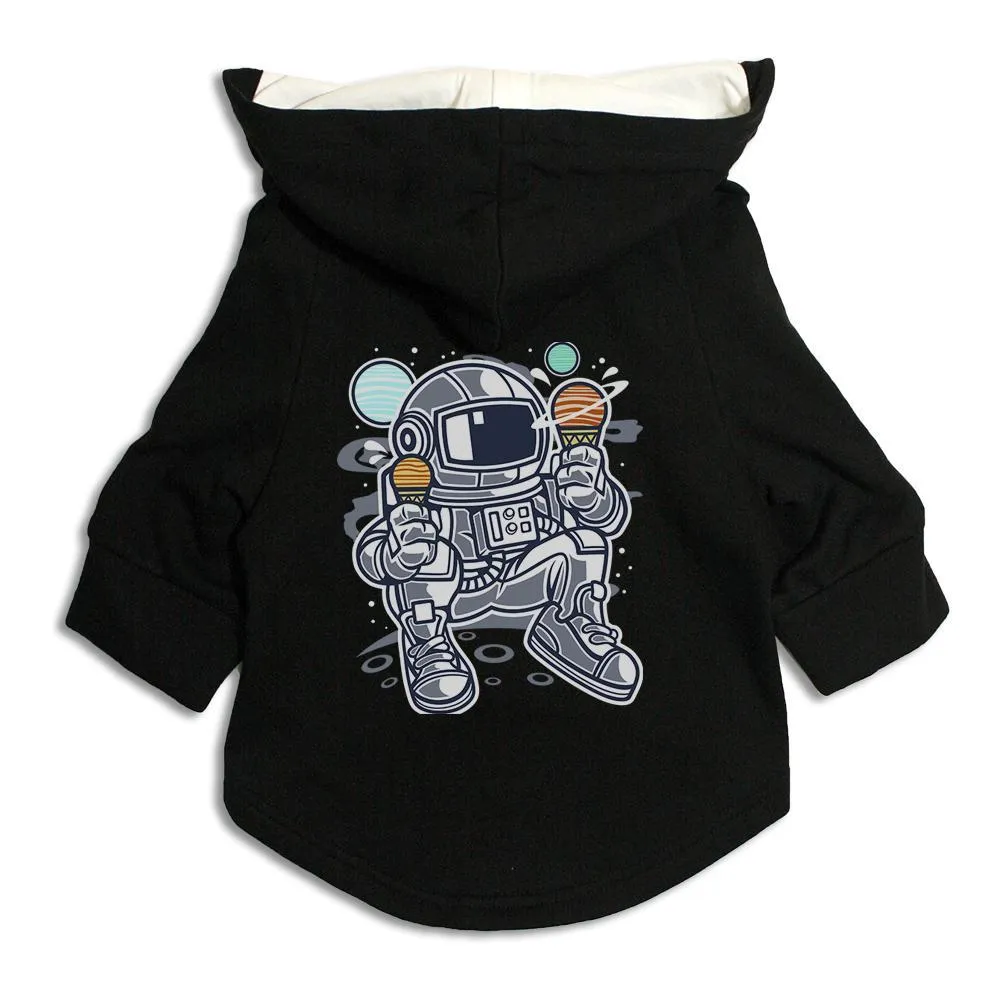 Astronaut Ice Cream Dog Hoodie Jacket