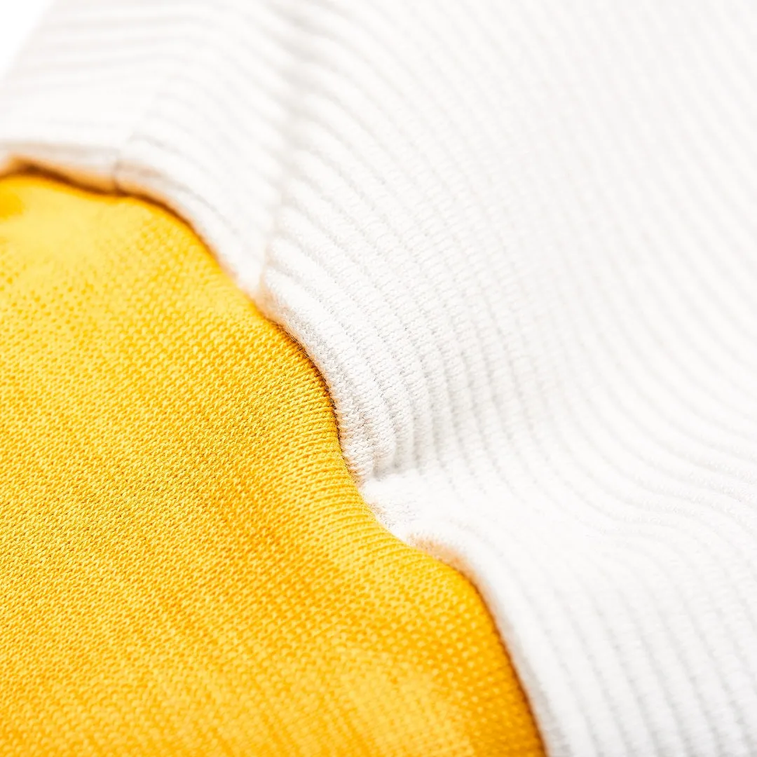 Baby Pants "Rib Glacier/Mustard"