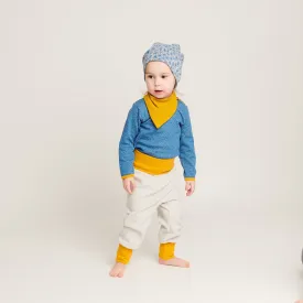 Baby Pants "Rib Glacier/Mustard"