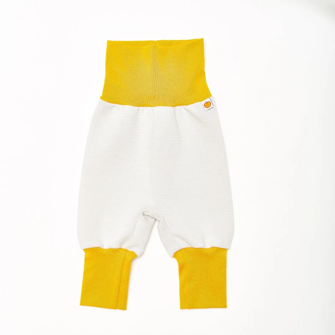Baby Pants "Rib Glacier/Mustard"