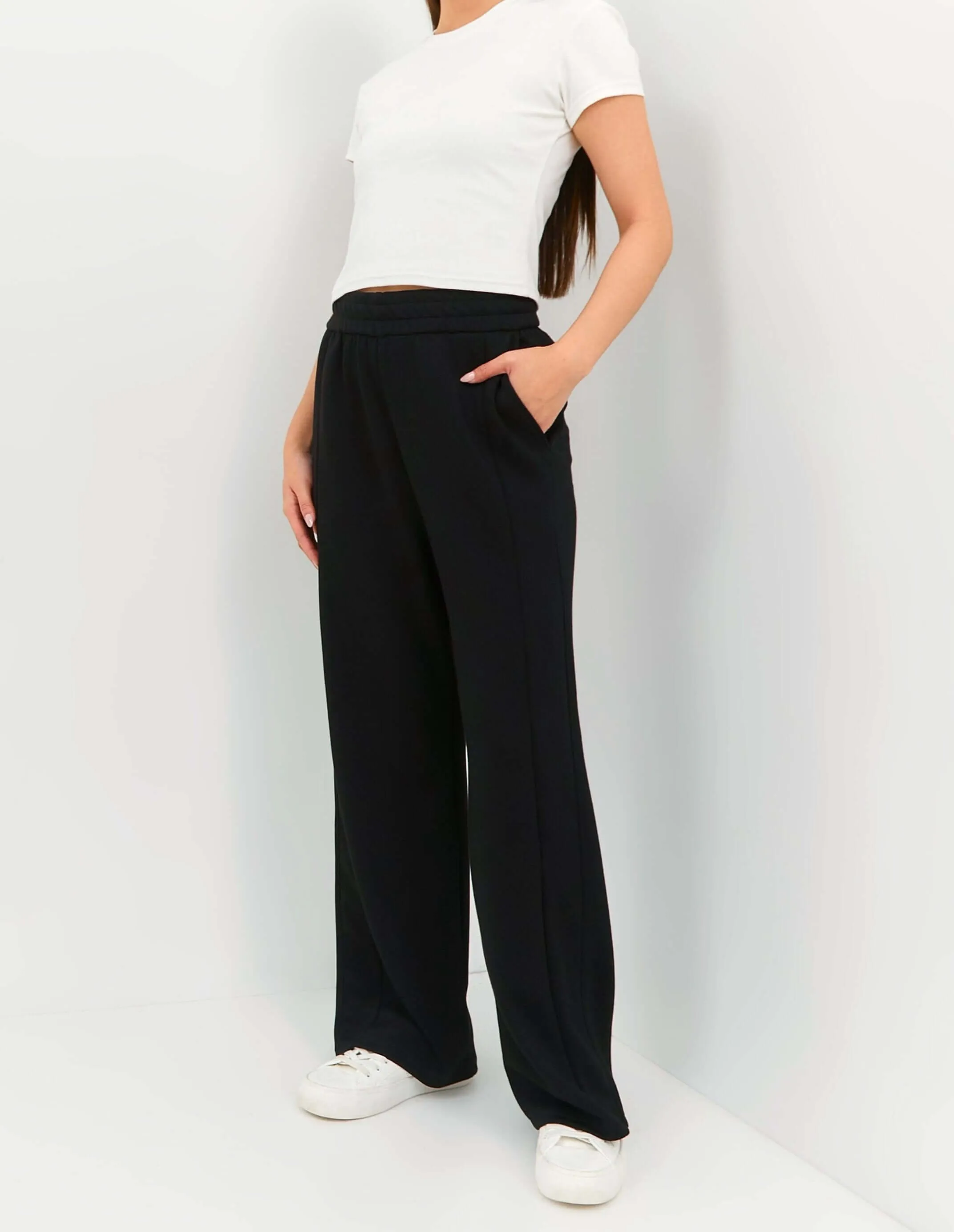 Black Bamboo Lyocell Daily Pants