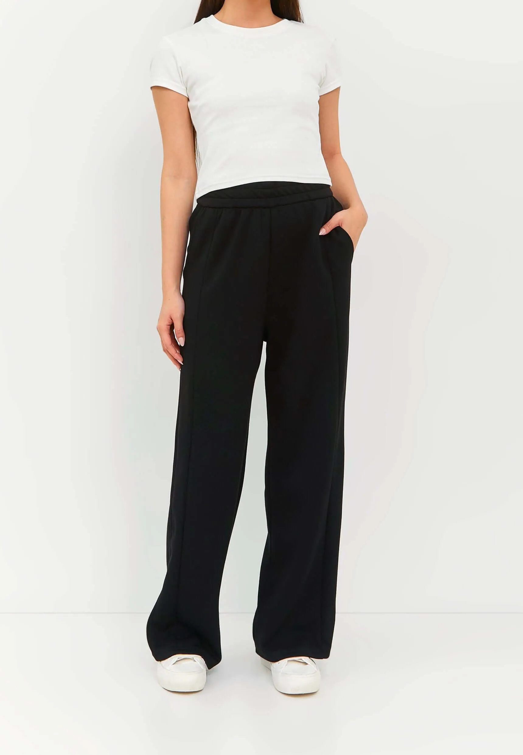 Black Bamboo Lyocell Daily Pants