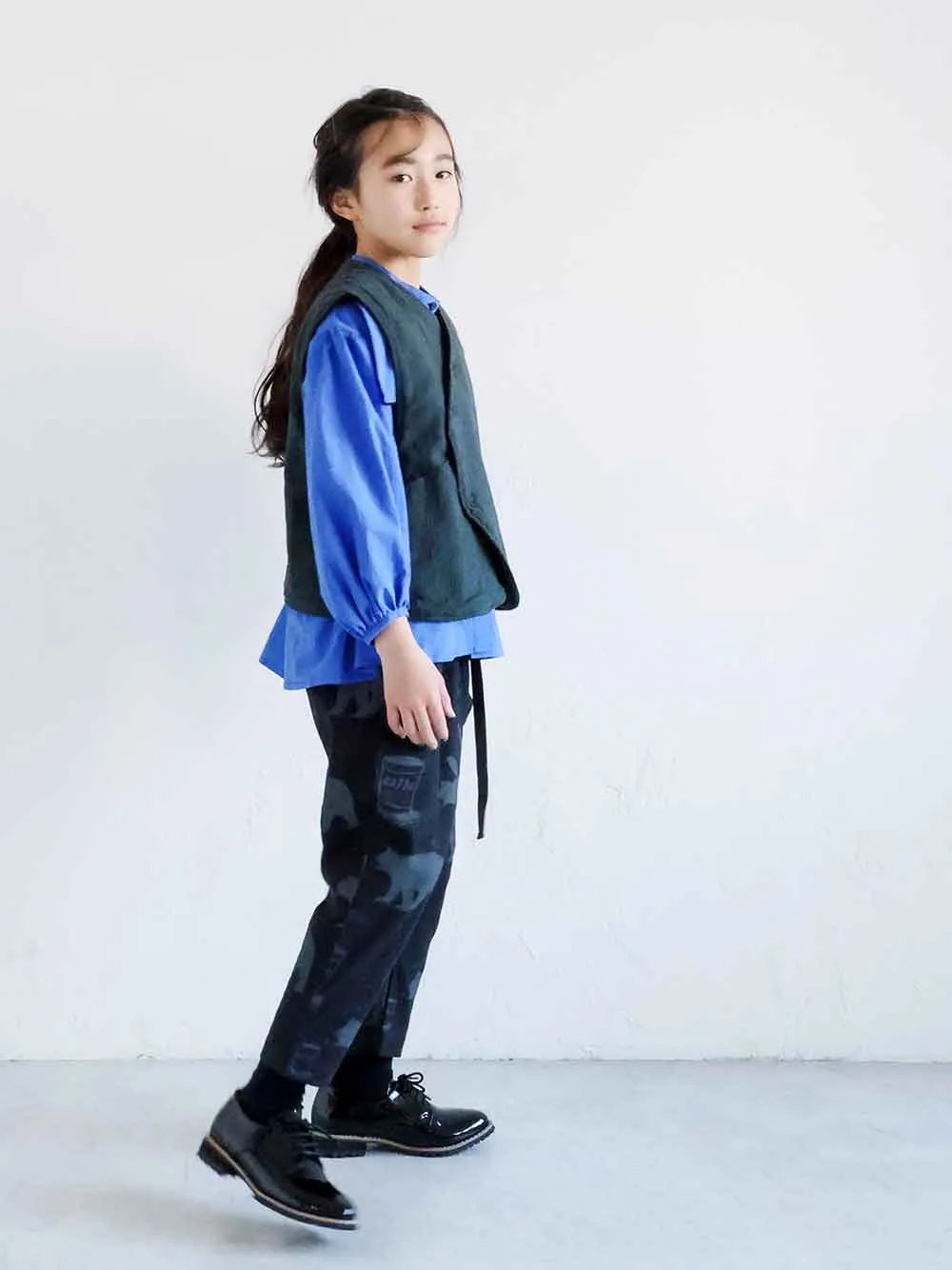 Black Little Break Pants