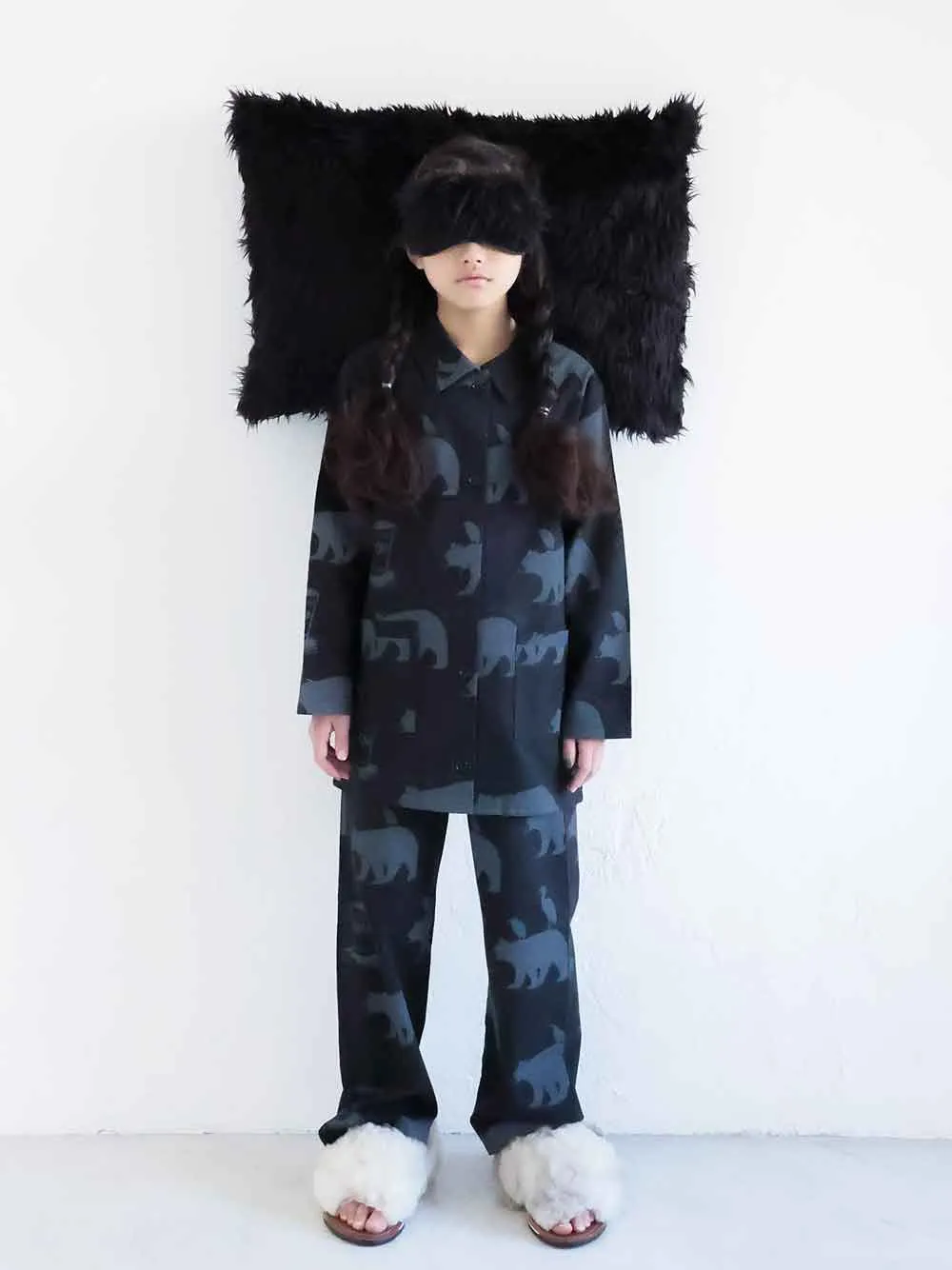 Black Little Break Pants