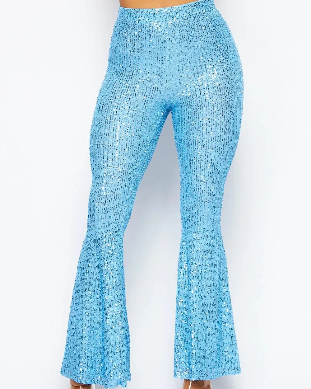Blue Dream Bell Bottom Pants