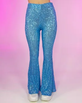 Blue Dream Bell Bottom Pants