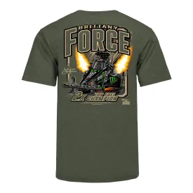Brittany Force Miltary 2X T-Shirt