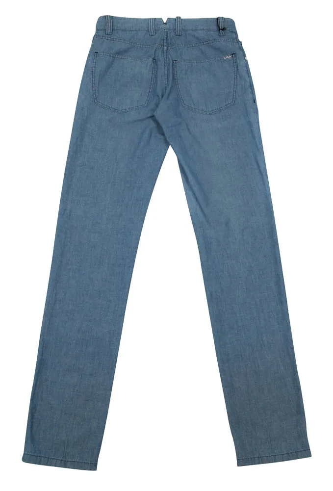 Cesare Attolini Denim Blue Pants