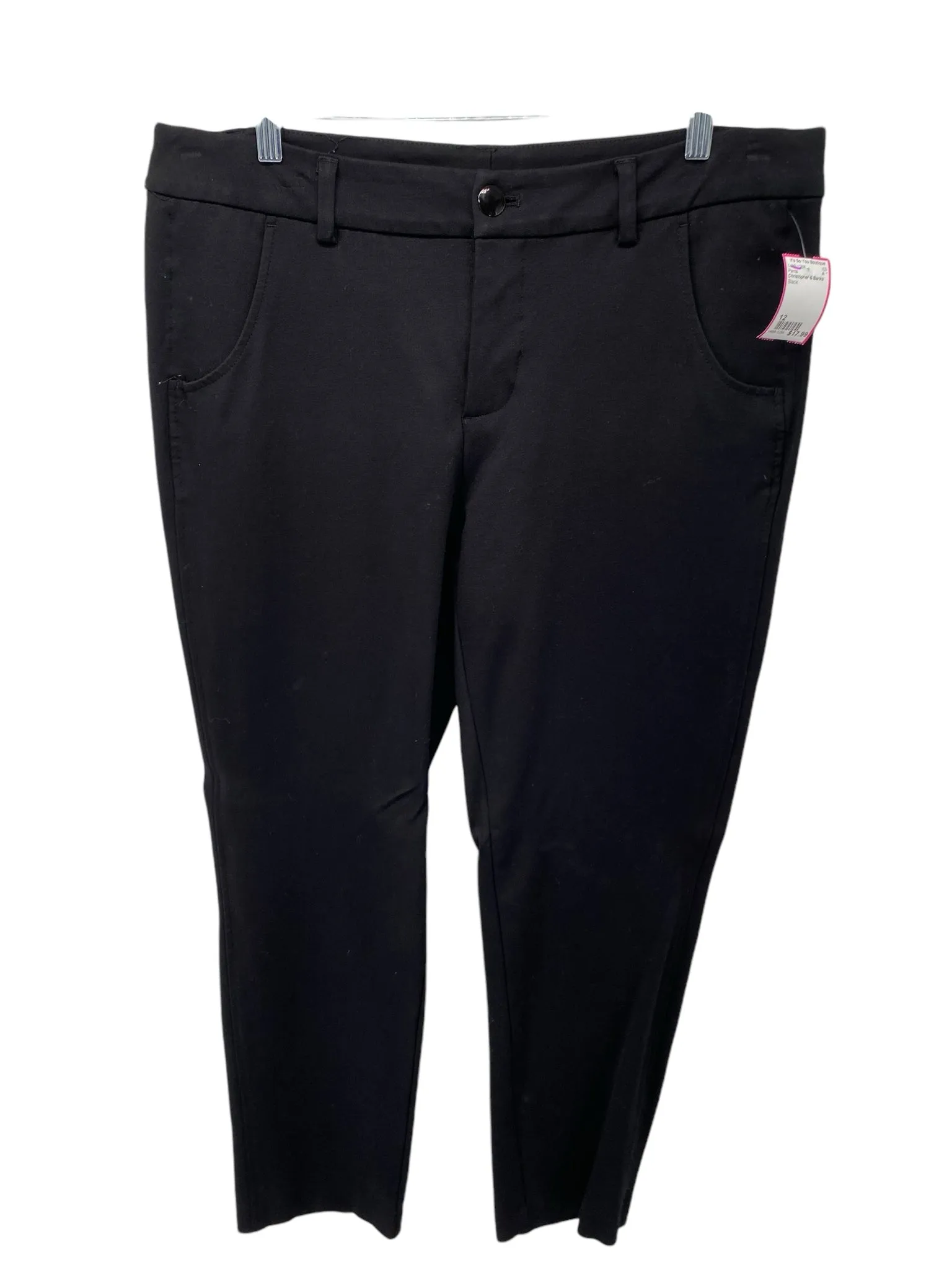 Christopher & Banks Misses Size 12 Black Pants