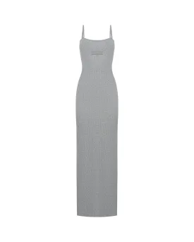 Convertible Slit Maxi Dress