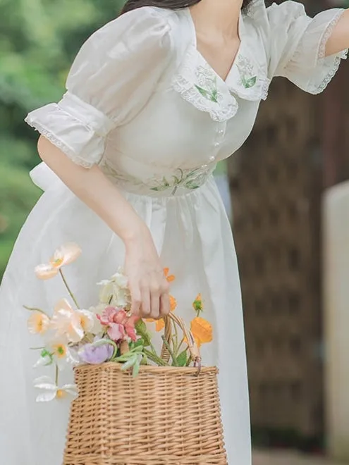Dreamy Lily Embroidered Dress