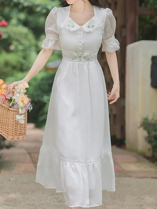 Dreamy Lily Embroidered Dress