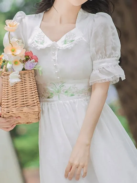 Dreamy Lily Embroidered Dress
