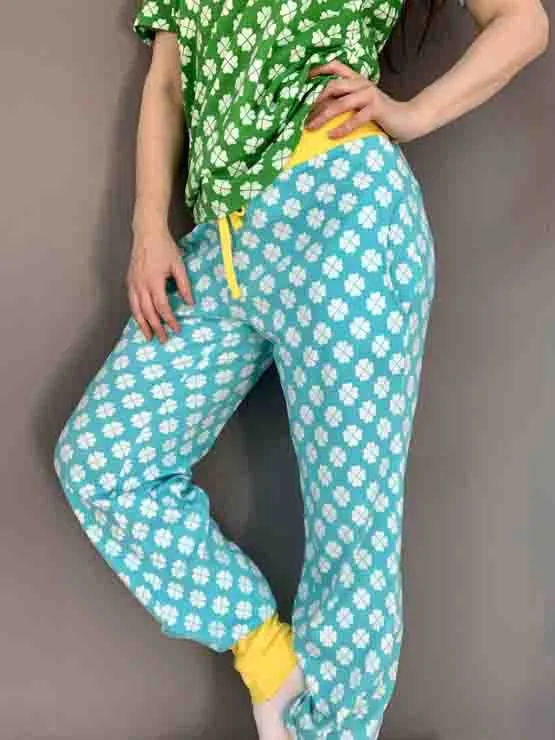DUNS Adult Baggy Pants - Clover Blue