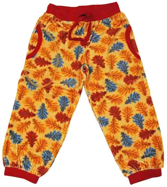 DUNS Adult Baggy Pants - Leaf Sahara Sun Velour