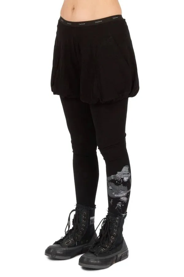 Embroidery Gather Shorts