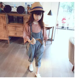 Fashion Simple Children's Casual Harem Overalls