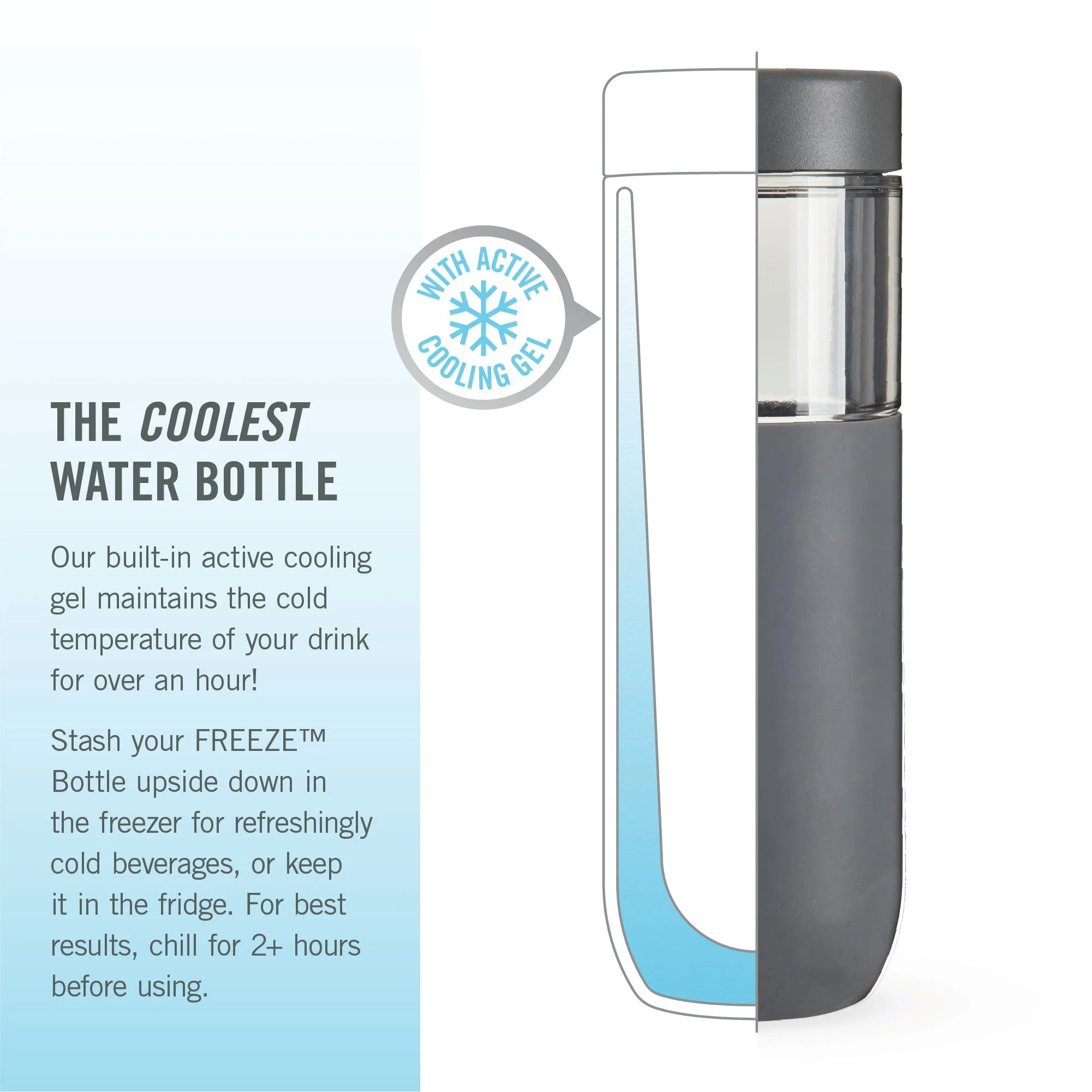 FREEZE™ Bottle in Gray