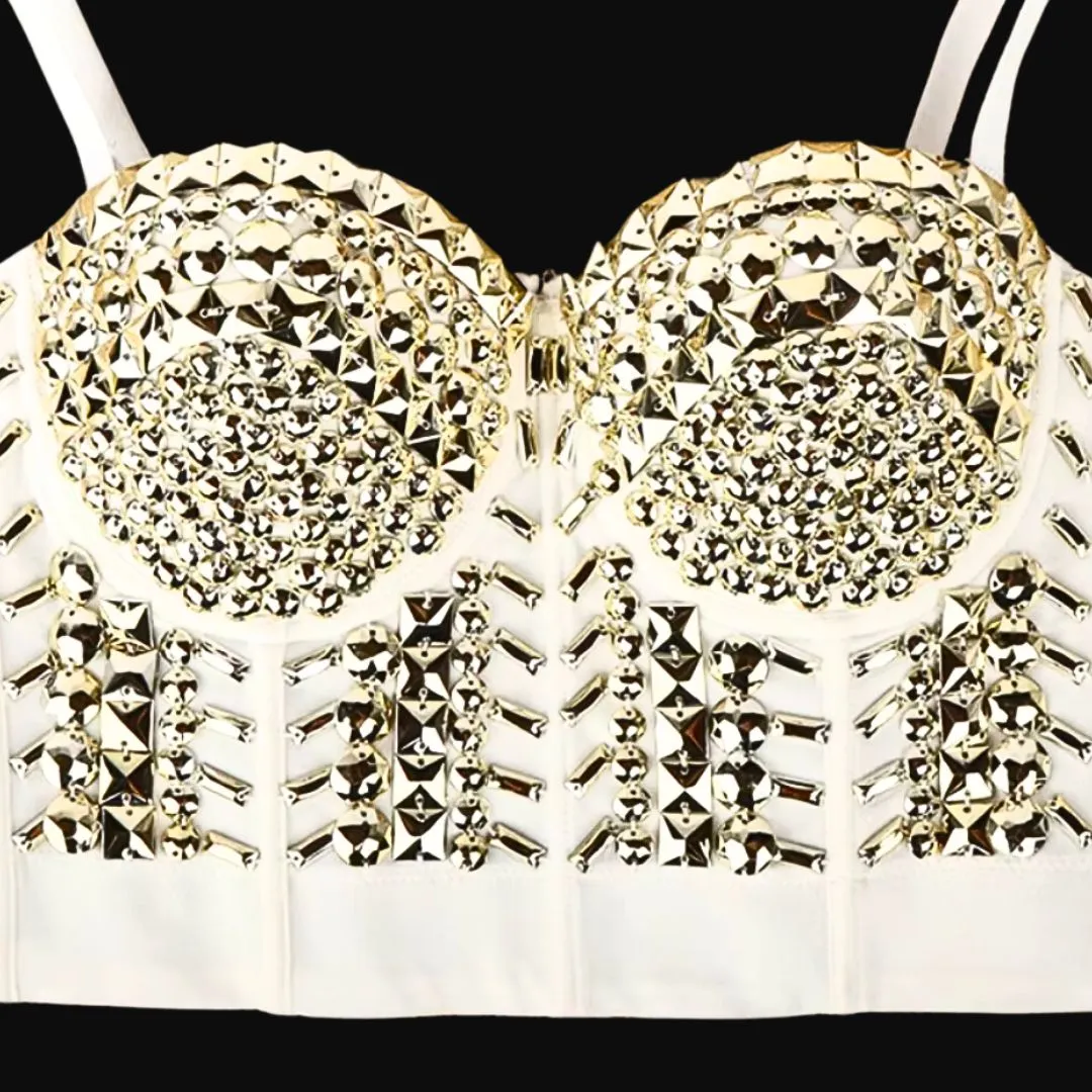 Gold Gaga Bustier