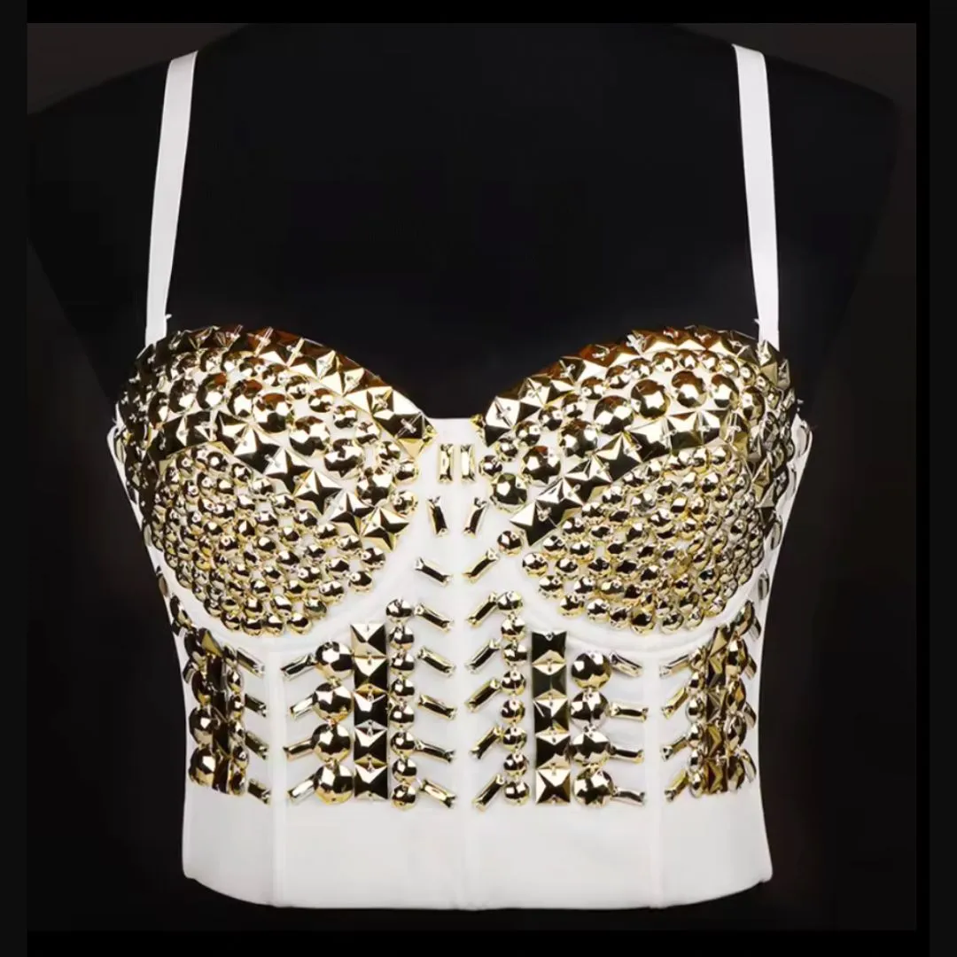 Gold Gaga Bustier
