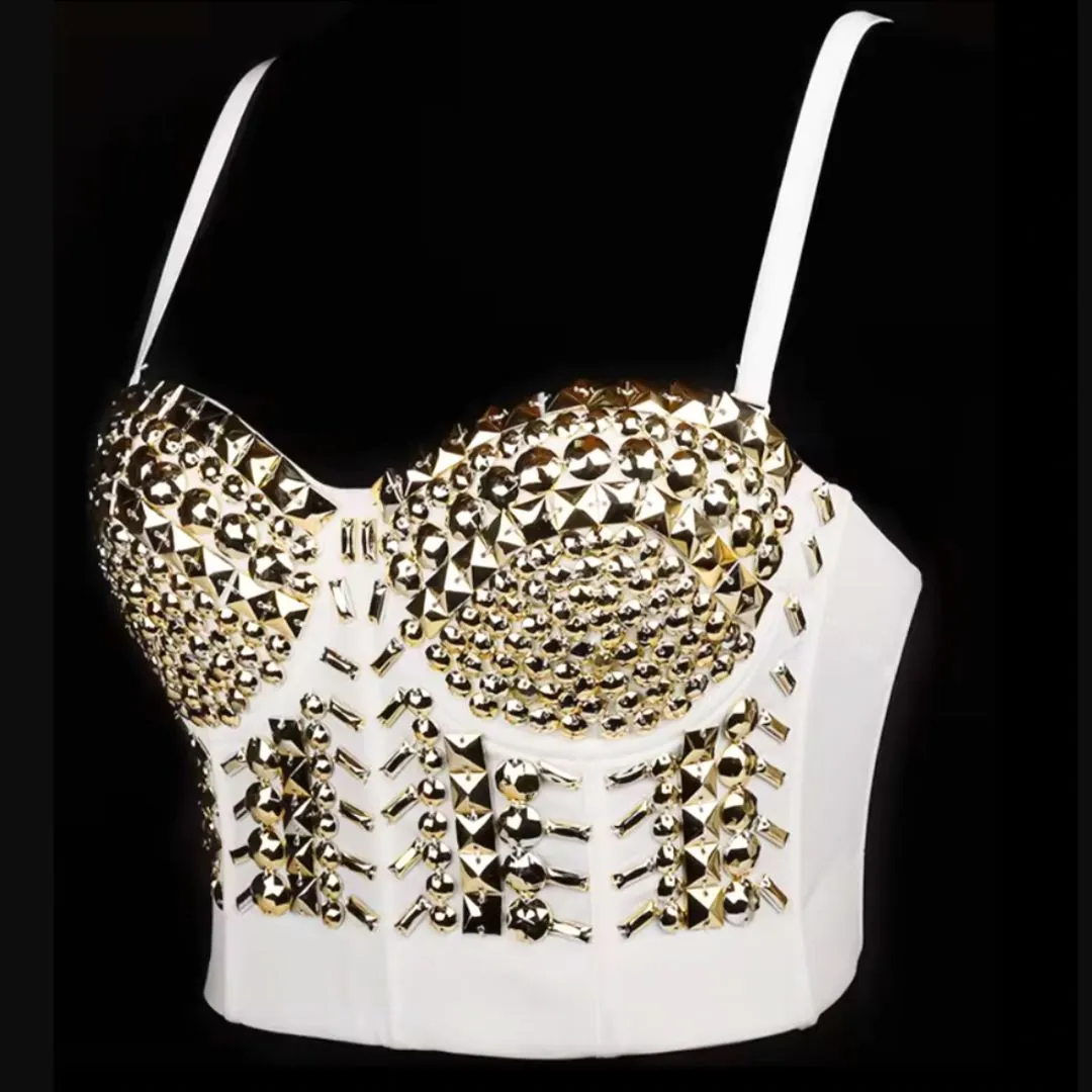 Gold Gaga Bustier
