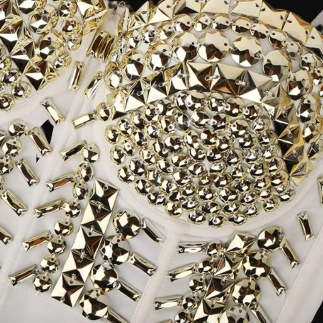 Gold Gaga Bustier