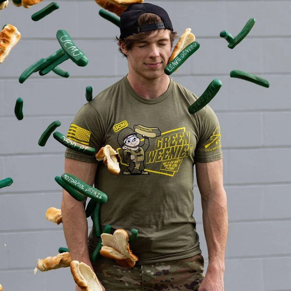 Green Weenies T-Shirt - Military Green