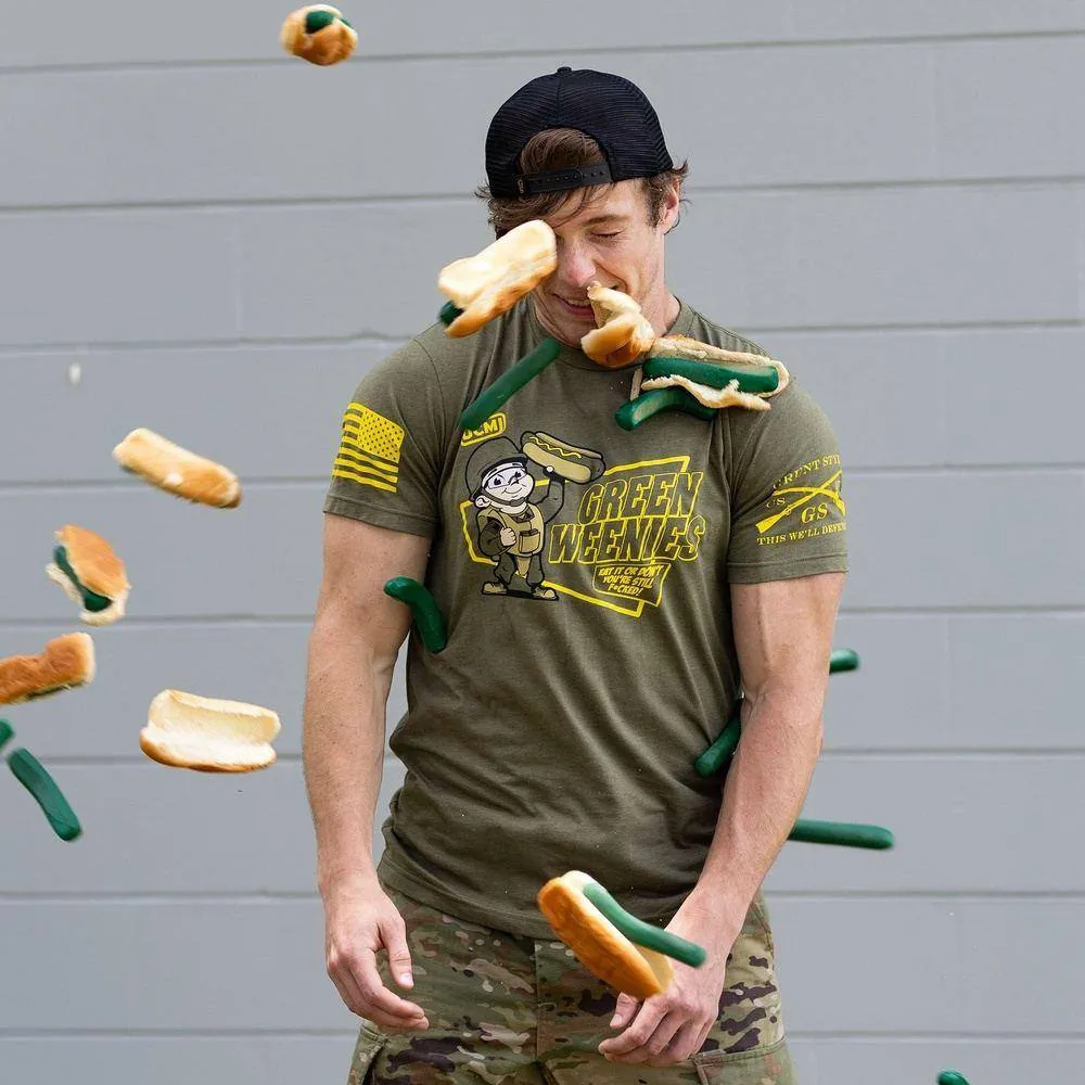 Green Weenies T-Shirt - Military Green