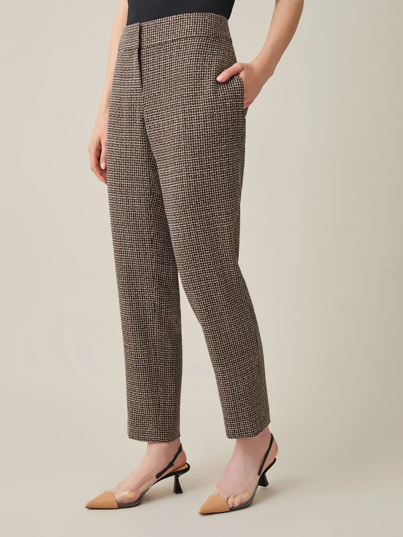 Harlow Pant, Iconic Stretch Crepe
