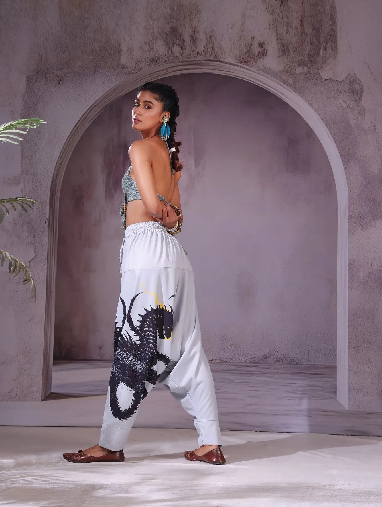 Horn Dragon Unisex Harem Pant