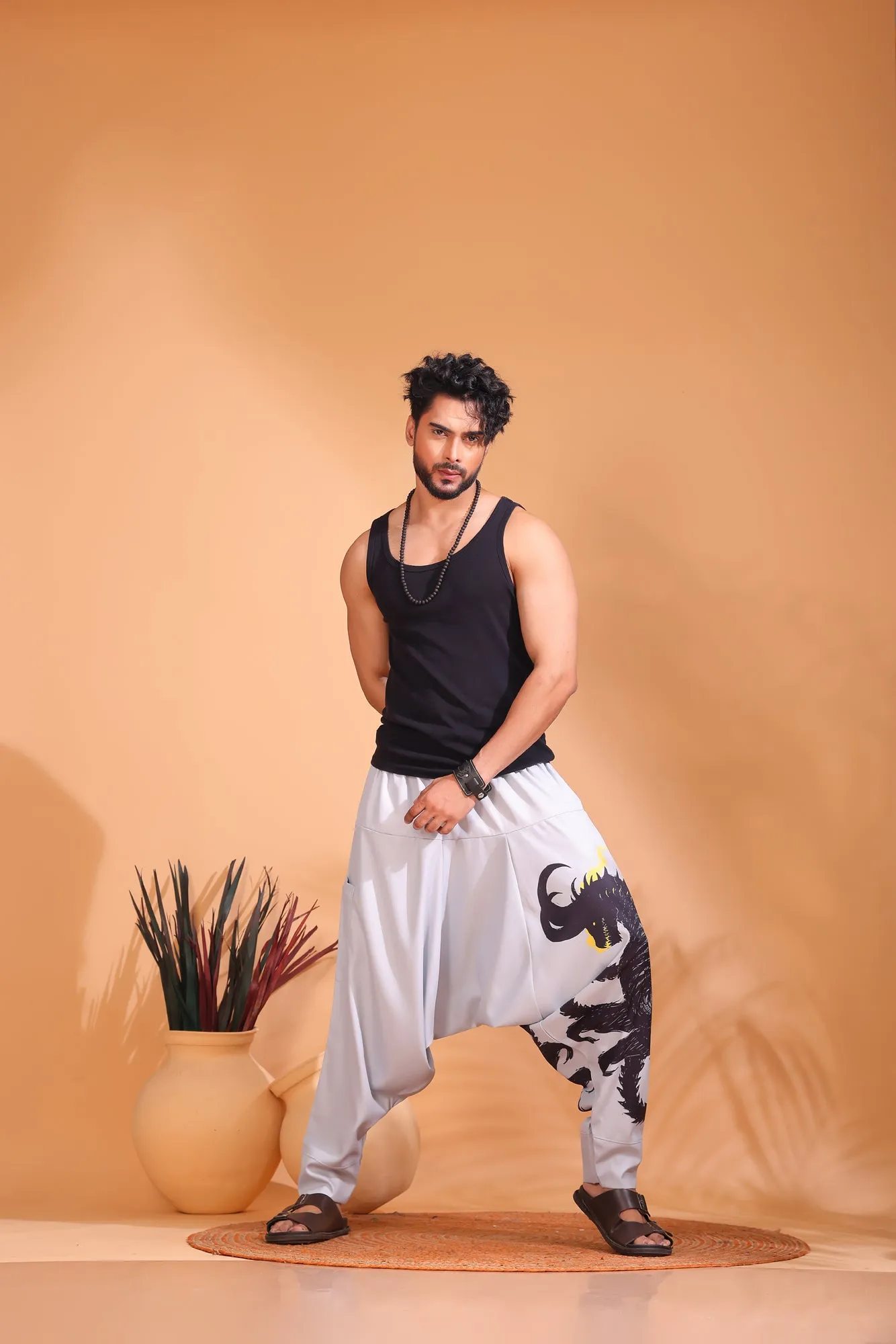 Horn Dragon Unisex Harem Pant