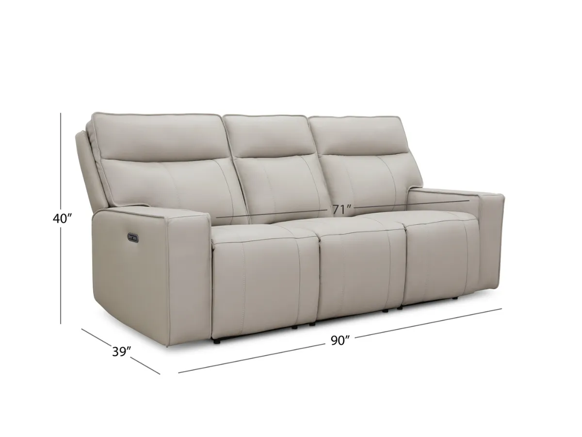 Layton Leather Power Reclining Sofa