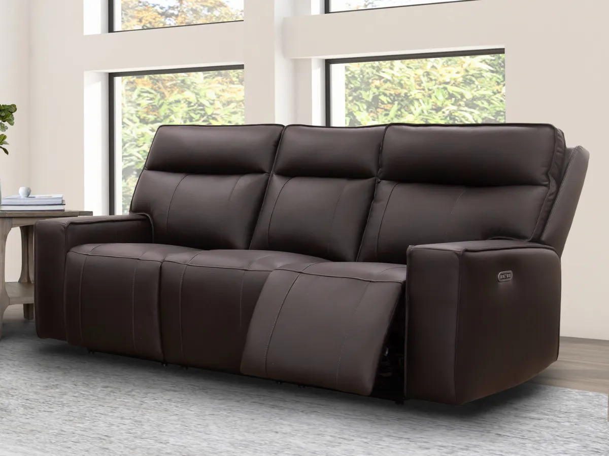 Layton Leather Power Reclining Sofa