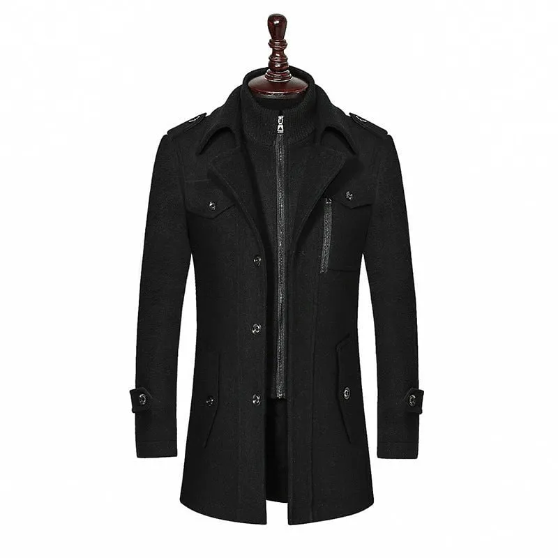 LovelyRLovely Men's Double Collar Jacket