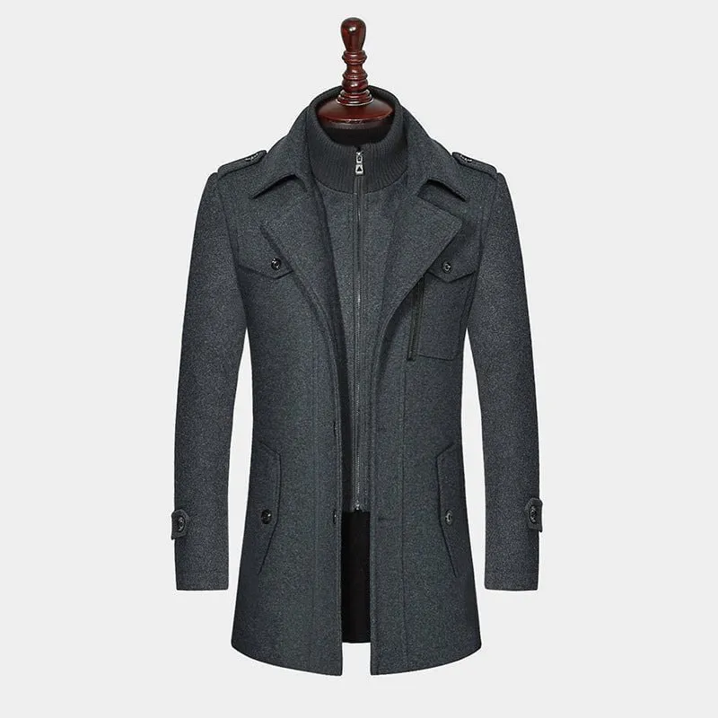 LovelyRLovely Men's Double Collar Jacket