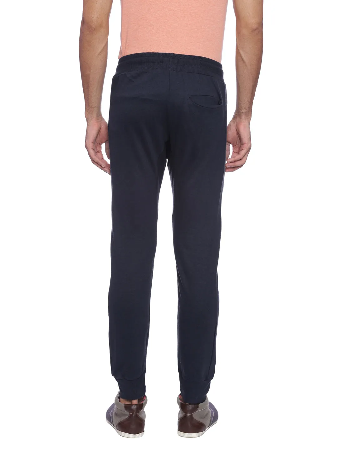 Masculino Latino Navy Blue Track Pants