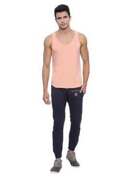 Masculino Latino Navy Blue Track Pants