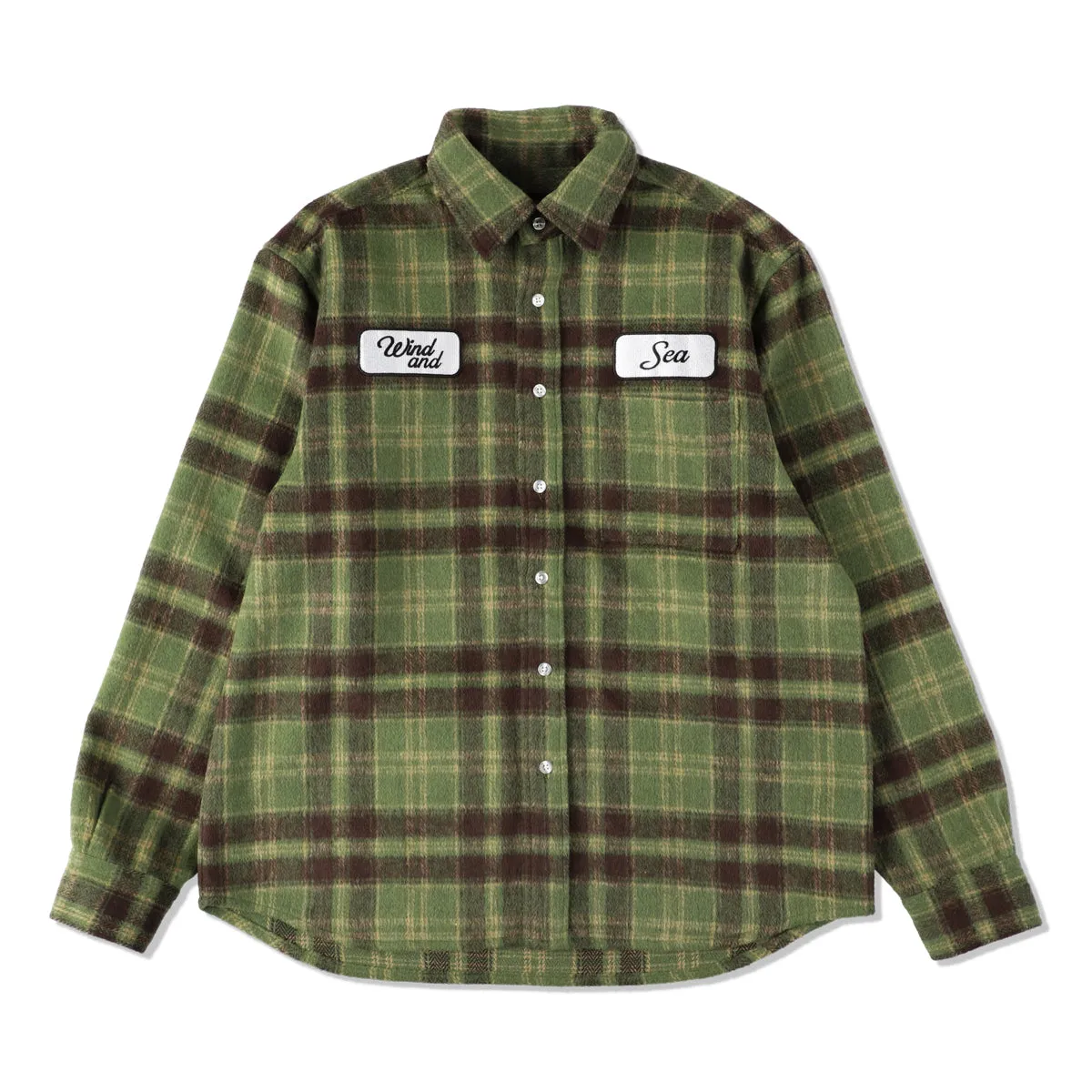 MILITARY SURPLUS PLAID SHIRT / GREEN