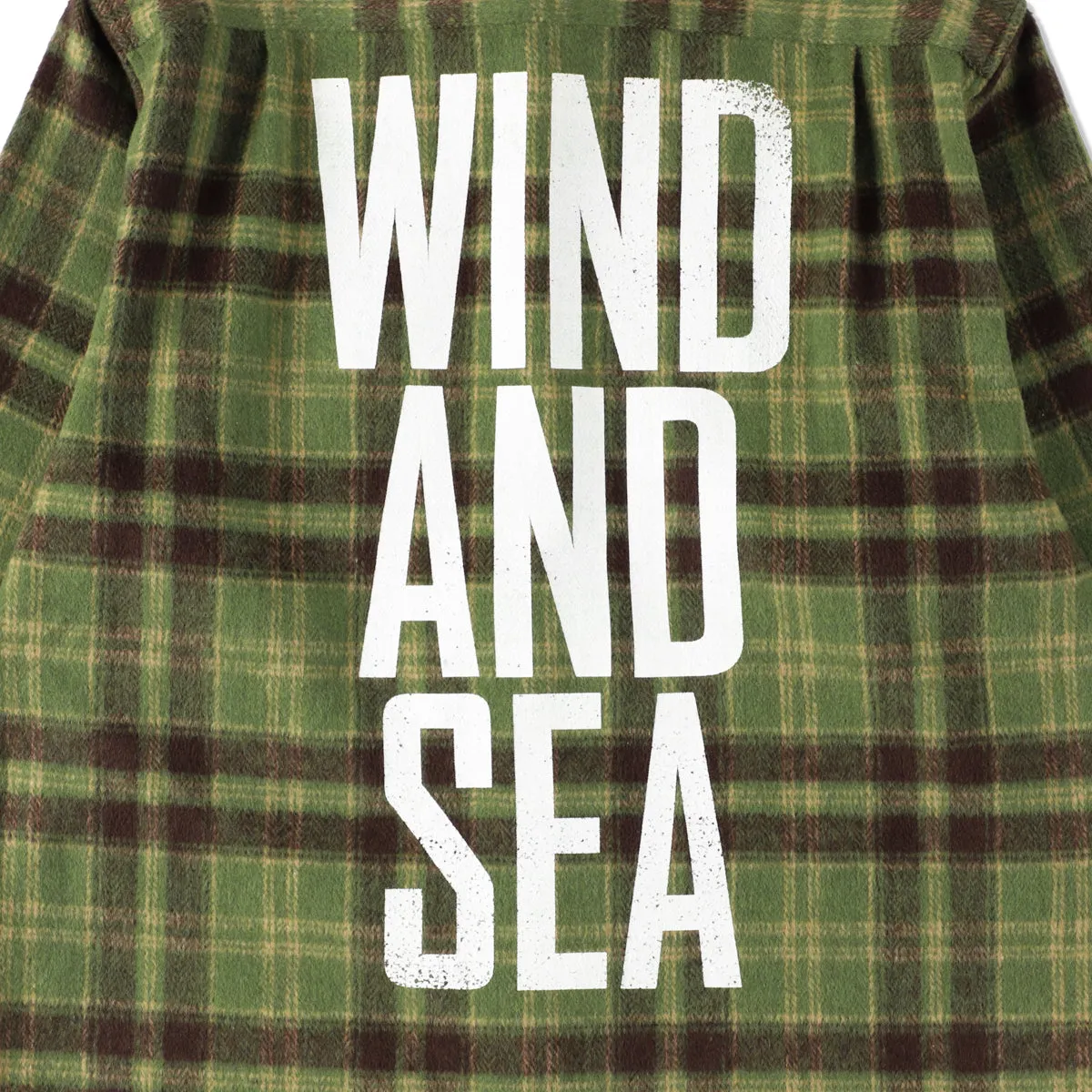 MILITARY SURPLUS PLAID SHIRT / GREEN