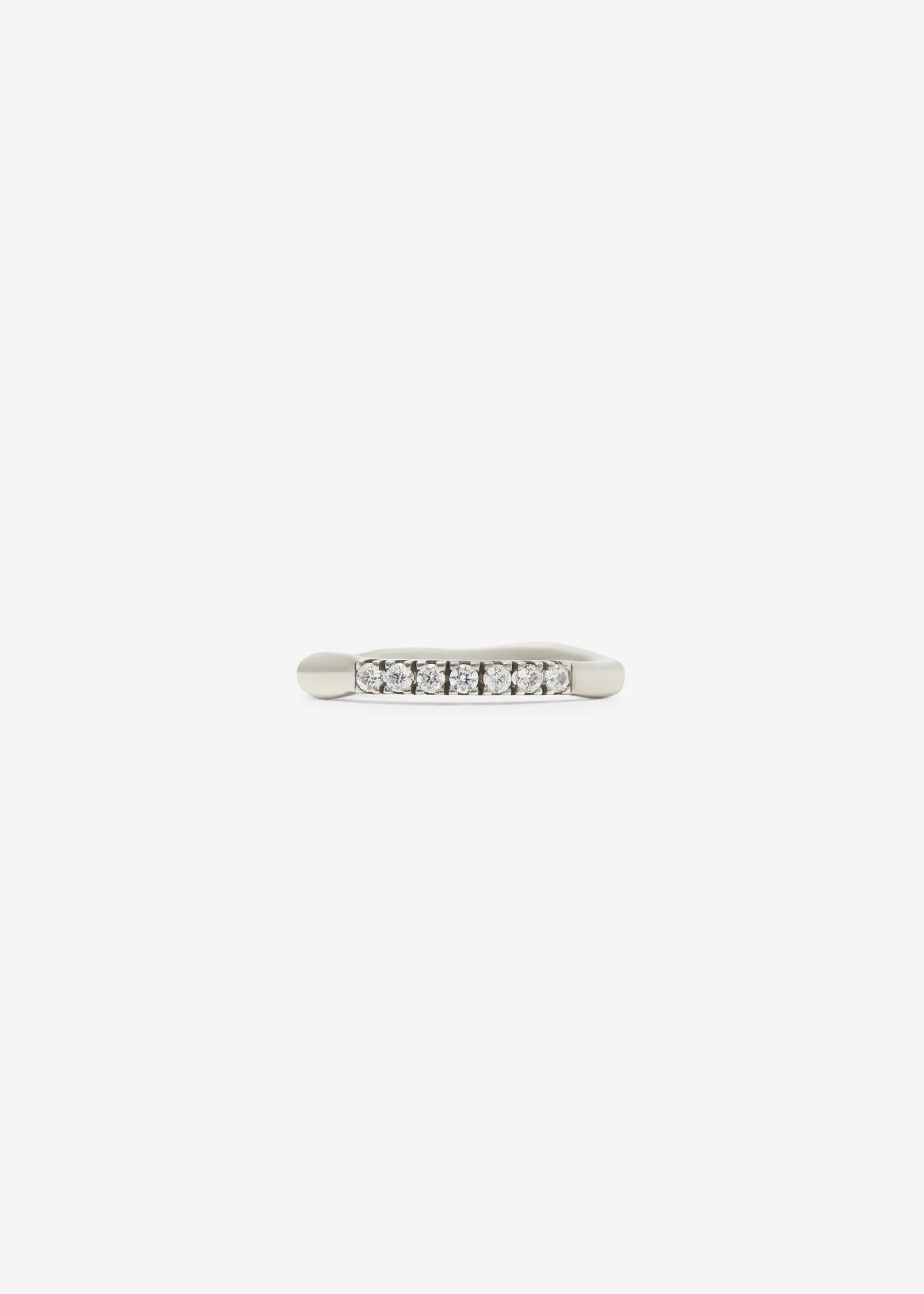 Molded French-V Set 1/4 Eternity Band 0.02 ct