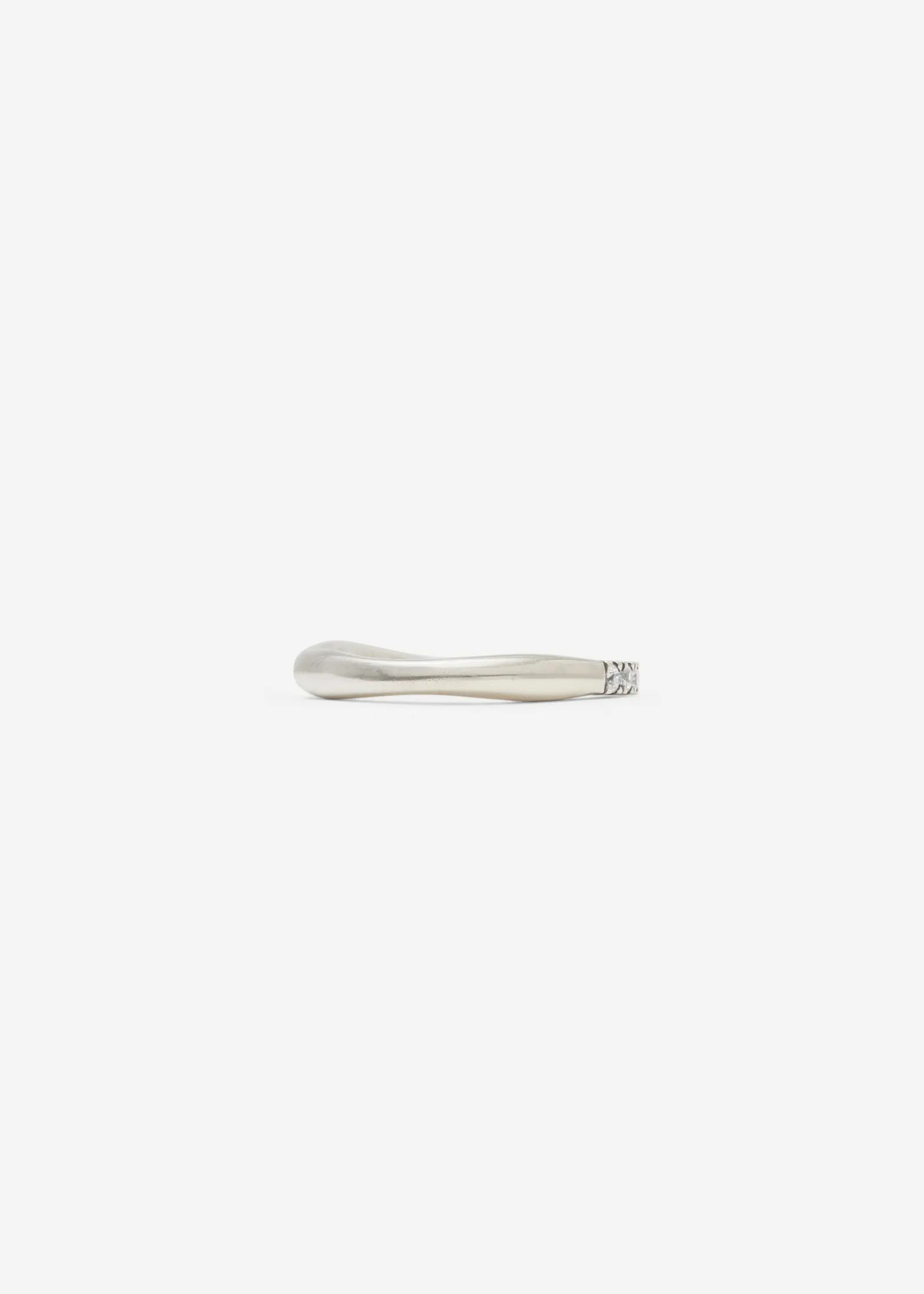 Molded French-V Set 1/4 Eternity Band 0.02 ct