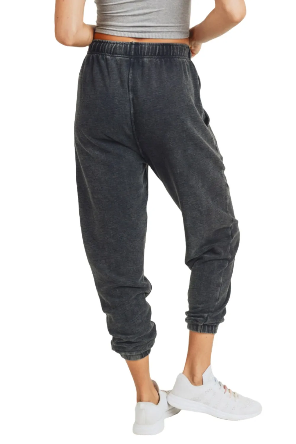Mono B Mineral Wash Jacquard Joggers KP11618
